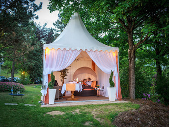 Romantik Pavillon 3 ÜF HS Exklusiv - Einmalig - Eindrucksvoll im Hotel Reiterhof Wirsberg****S