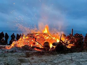 Strandkorb-Ostern auf Rügen