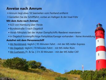  Auszeit auf Amrum an der Nordsee I 5 Tage