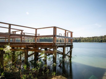 Weihnachten im Ferienhaus am See