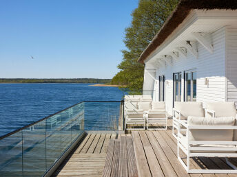 Weihnachten im Ferienhaus am See