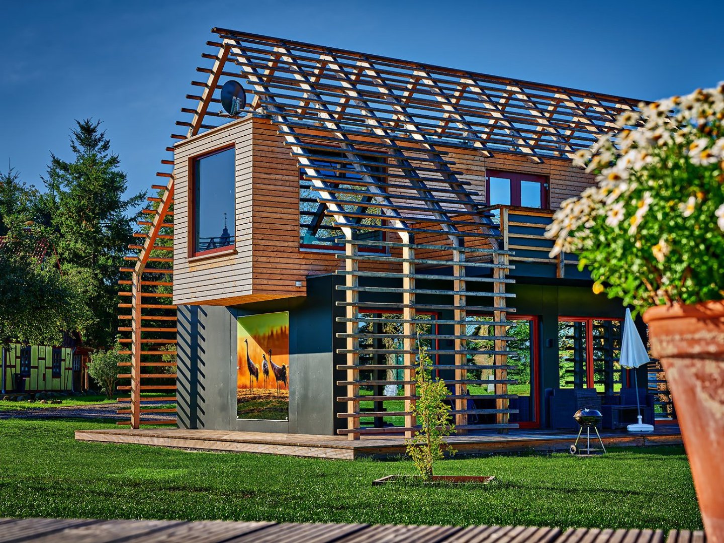 6 Tage Ferienhaus-/Chalet-Urlaub im Bernsteinland in Schloss-Nähe 2