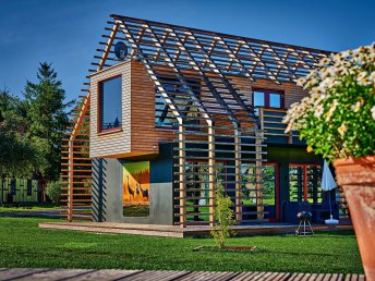 6 Tage Ferienhaus-/Chalet-Urlaub im Bernsteinland in Schloss-Nähe 2