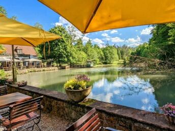 Romantische Nacht im Silberbachtal im Teutoburger Wald