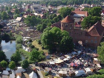 3 Tage Burgfest Neustadt-Glewe bei Schwerin in Mecklenburg