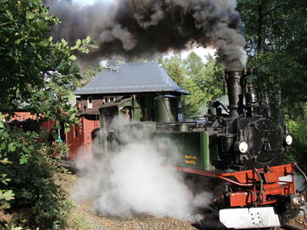  4 Tage Romantik mit der Dampfeisenbahn & dem Solebad 
