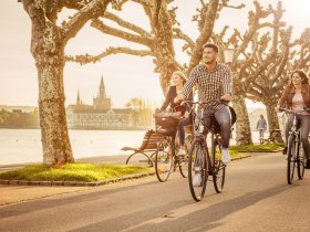 Radfahren im Herbst