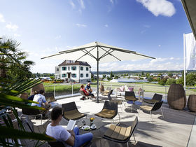 Golfplatz-Hopping hoch 2 am Bodensee