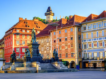 Romantisches Wochenende in Graz inkl. Prosecco & Wellness | 2 Nächte 