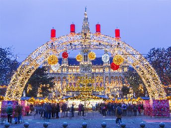 Adventurlaub in Wien - Besuchen Sie die Wiener Christkindlmärkte | 4 Nächte  