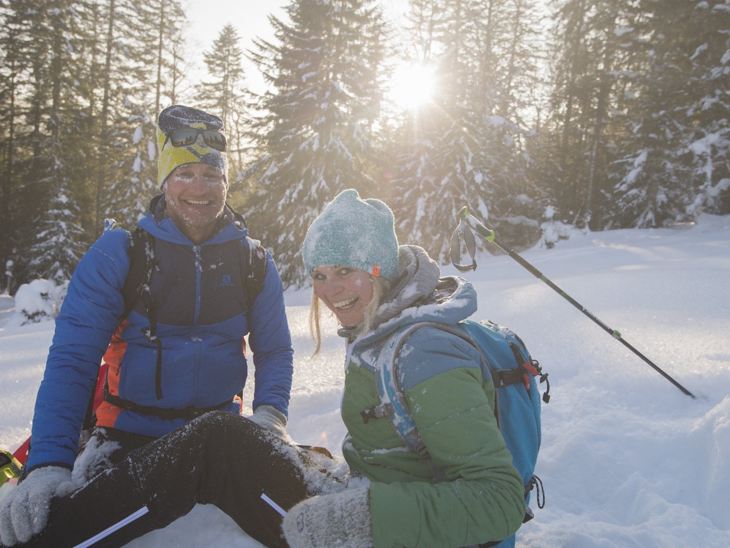 Schneeschuhwandern.....auf Winters Spuren