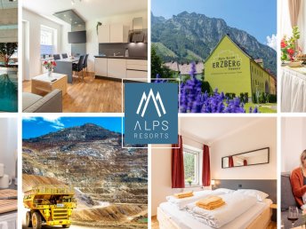 7 Nächte im Erzberg Alpin Resort inkl. Frühstück, Abenteuer Erzberg mit Hauly Fahrt & Vitalbad