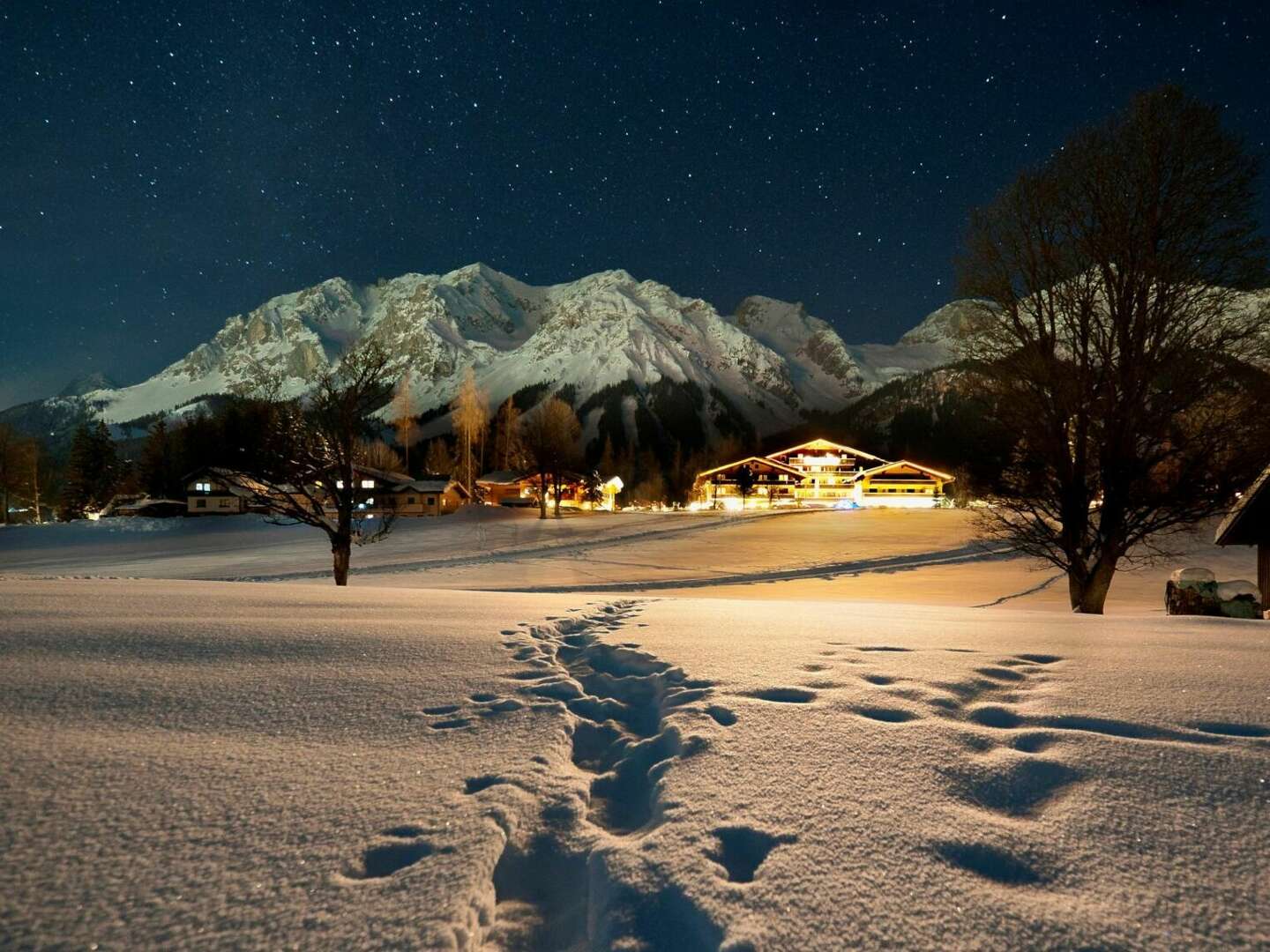 Romantischer Winterzauber mit 4 Pfoten im 4* Hotel Almfrieden