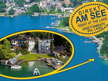 Auszeit in Traumlage direkt am Wörthersee | 2 Nächte