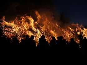 Silvester auf ruhiger Nordseeinsel Pellworm 