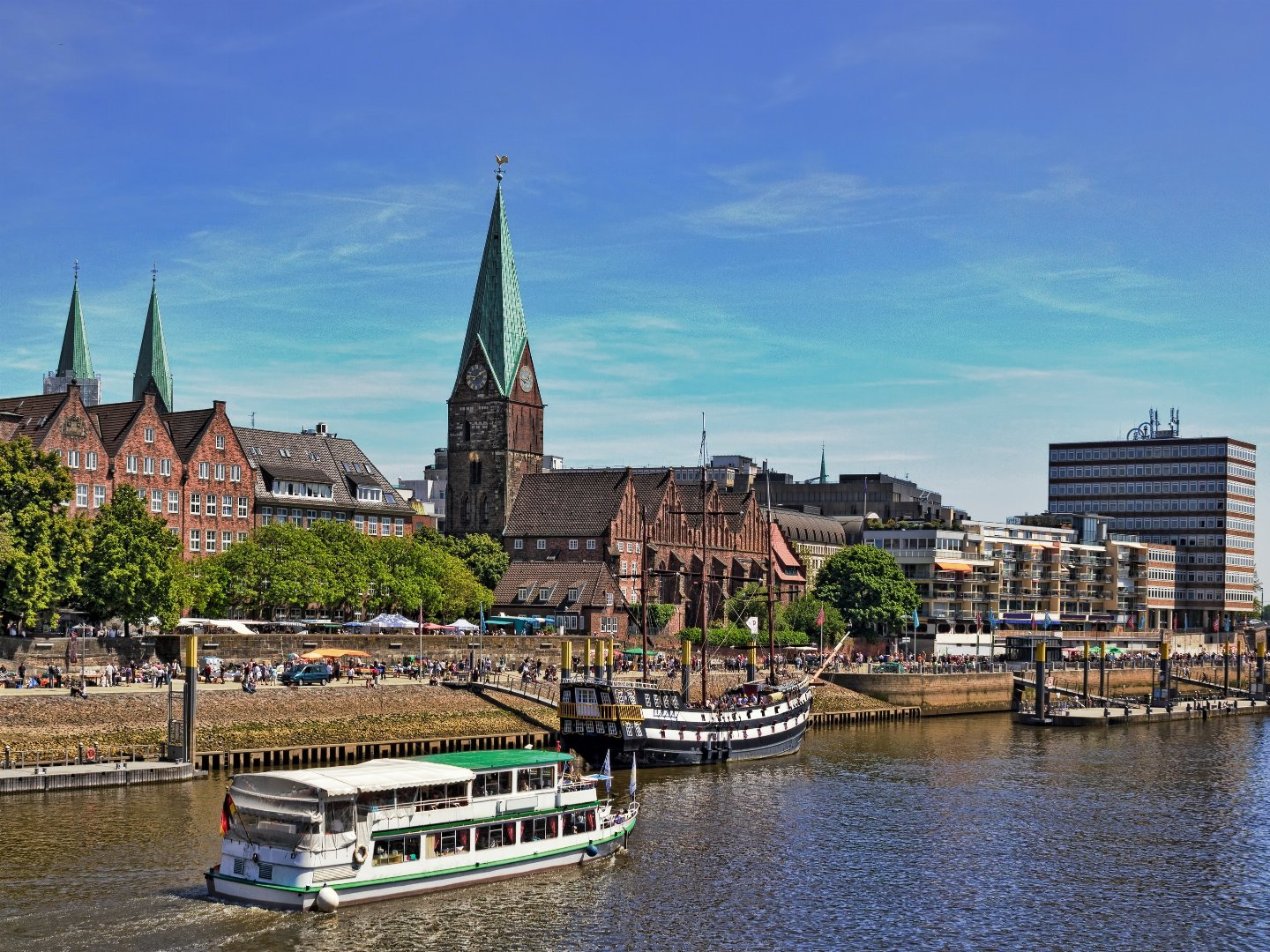  Einfach ans Wasser... 3 Tage direkt an Weserradweg bei Bremen