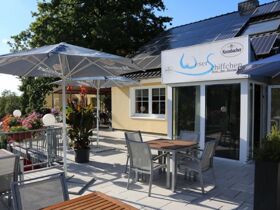 „Kurze Verschnaufpause am Weserradweg “