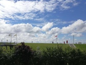 7 Tage an die Nordsee, direkt am Deich