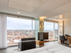 Valentinstag über den Dächern der Stadt in Erfurt - 2 Tage